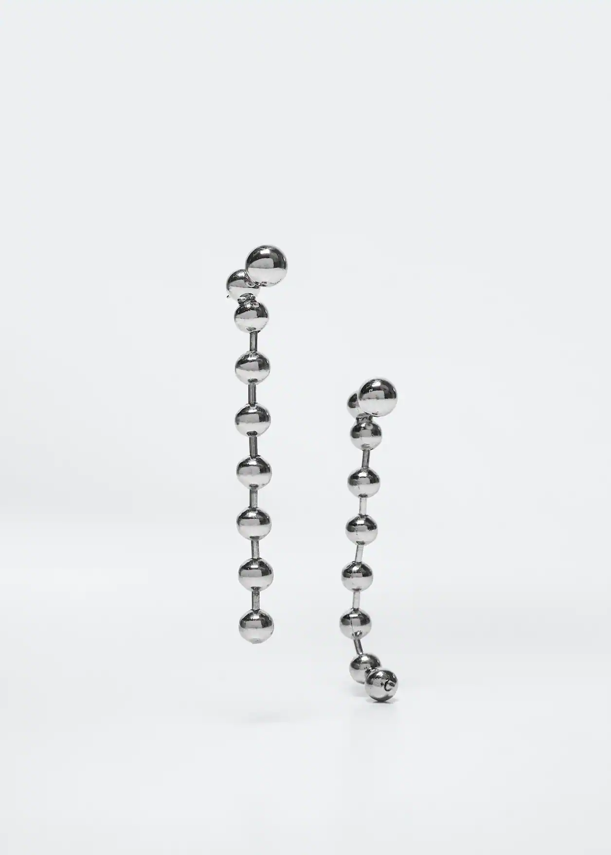 Faceted crystal hoop earrings - Image 4